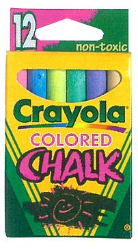 CRAYOLA CHALK 12